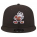 Бейсболка Cleveland Browns New Era Brown Throwback Main Trucker 9FIFTY Snapback