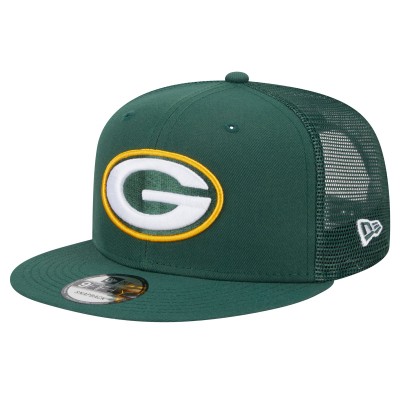 Бейсболка Green Bay Packers New Era Green Main Trucker 9FIFTY Snapback