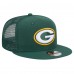 Бейсболка Green Bay Packers New Era Green Main Trucker 9FIFTY Snapback