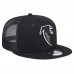 Бейсболка Atlanta Falcons New Era Black Throwback Main Trucker 9FIFTY Snapback