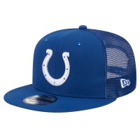 Бейсболка Indianapolis Colts New Era Royal Main Trucker 9FIFTY Snapback