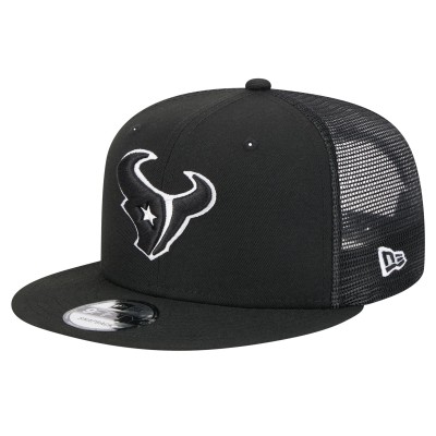 Бейсболка Houston Texans New Era Black Main Trucker 9FIFTY Snapback