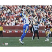 Puka Nacua Los Angeles Rams Autographed Fanatics Authentic 16 x 20 NFL Rookie Record Setting Game for Catches and Yards Photograph