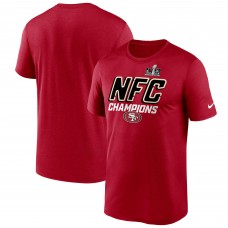 Футболка San Francisco 49ers Nike 2023 NFC Champions Iconic- Scarlet