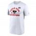 Футболка Kansas City Chiefs Nike Super Bowl LVIII Champions Local - White