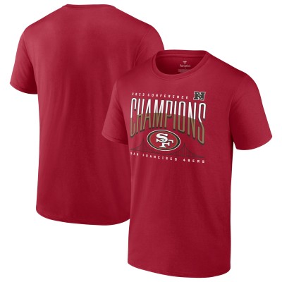 Футболка San Francisco 49ers 2023 NFC Champions Hometown Not Done- Scarlet