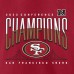 Футболка San Francisco 49ers 2023 NFC Champions Hometown Not Done- Scarlet