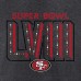 Футболка San Francisco 49ers Super Bowl LVIII Local Team- Heather Charcoal