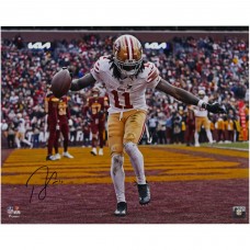 Brandon Aiyuk San Francisco 49ers Autographed Fanatics Authentic 16 x 20 Touchdown Celebration Photograph