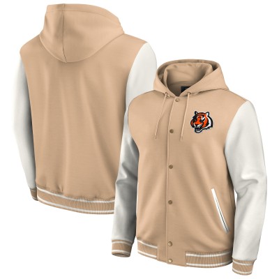 Куртка на кнопках Cincinnati Bengals Darius Rucker Collection by Baseball Tri-Blend - Tan