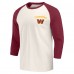 Футболка с рукавом 3/4 Washington Commanders Darius Rucker Collection by Raglan - Burgundy/White