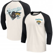 Футболка с рукавом 3/4 Jacksonville Jaguars Darius Rucker Collection by Raglan - Black/White