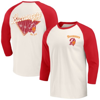 Футболка с рукавом 3/4 Tampa Bay Buccaneers Darius Rucker Collection by Raglan - Red/White