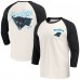 Футболка с рукавом 3/4 Carolina Panthers Darius Rucker Collection by Raglan - Black/White