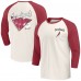 Футболка с рукавом 3/4 Arizona Cardinals Darius Rucker Collection by Raglan - Cardinal/White