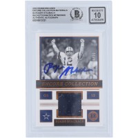 Roger Staubach Dallas Cowboys Autographed 2022 Panini Encased Encore Collection Materials Relic #EC-3 #/99 Beckett Fanatics Witnessed Authenticated 10 Card