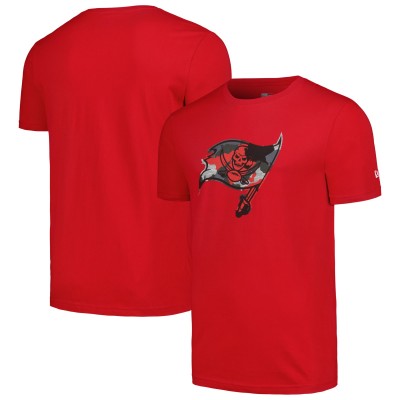 Футболка Tampa Bay Buccaneers New Era Camo Logo - Red
