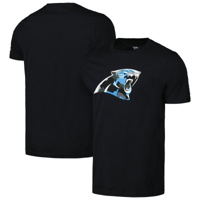 Футболка Carolina Panthers New Era Camo Logo - Black