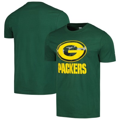 Футболка Green Bay Packers New Era Green Camo Logo