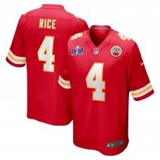 Игровая джерси Rashee Rice Kansas City Chiefs Nike Super Bowl LVIII Game - Red