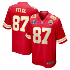 Игровая джерси Travis Kelce Kansas City Chiefs Nike Super Bowl LVIII Game - Red