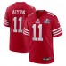 Игровая джерси Brandon Aiyuk San Francisco 49ers Nike Super Bowl LVIII Game - Scarlet