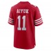 Игровая джерси Brandon Aiyuk San Francisco 49ers Nike Super Bowl LVIII Game - Scarlet