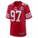 Игровая джерси Nick Bosa San Francisco 49ers Nike Super Bowl LVIII Game - Scarlet