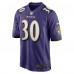 Игровая джерси Trenton Simpson Baltimore Ravens Nike  Game -  Purple