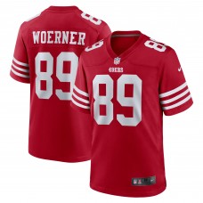 Игровая джерси Charlie Woerner San Francisco 49ers Nike  Game -  Scarlet