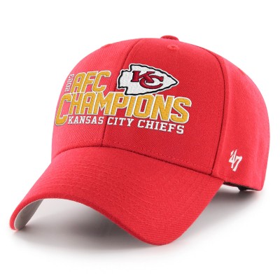 Бейсболка Kansas City Chiefs '47 2023 AFC Champions MVP- Red