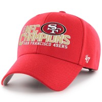 Бейсболка San Francisco 49ers 47 2023 NFC Champions MVP- Scarlet