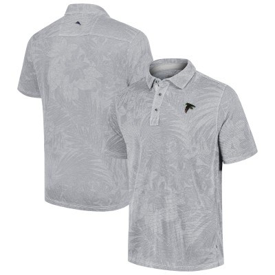 Поло Atlanta Falcons Tommy Bahama Sport Santiago Paradise - Gray