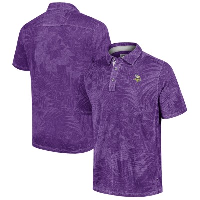 Поло Minnesota Vikings Tommy Bahama Sport Santiago Paradise - Gray