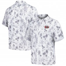 Поло San Francisco 49ers Tommy Bahama Cabana Shores IslandZone Tri-Blend - Gray