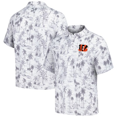 Поло Cincinnati Bengals Tommy Bahama Cabana Shores IslandZone Tri-Blend - Gray