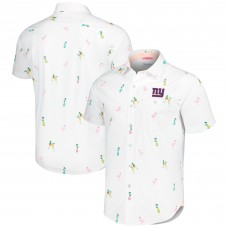 Рубашка с коротким рукавом New York Giants Tommy Bahama Nova Wave Flocktail - White