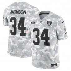 Игровая джерси Bo Jackson Las Vegas Raiders Nike 2024 Salute to Service Retired Player Limited - Arctic Camo