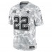 Игровая джерси Emmitt Smith Dallas Cowboys Nike 2024 Salute to Service Retired Player Limited - Arctic Camo