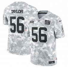 Игровая джерси Lawrence Taylor New York Giants Nike 2024 Salute to Service Retired Player Limited - Arctic Camo