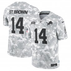 Игровая джерси Amon-Ra St. Brown Detroit Lions Nike 2024 Salute to Service Limited - Arctic Camo