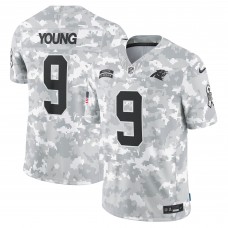 Игровая джерси Bryce Young Carolina Panthers Nike 2024 Salute to Service Limited - Arctic Camo