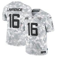 Игровая джерси Trevor Lawrence Jacksonville Jaguars Nike 2024 Salute to Service Limited - Arctic Camo