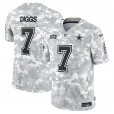 Игровая джерси Trevon Diggs Dallas Cowboys Nike 2024 Salute to Service Limited - Arctic Camo