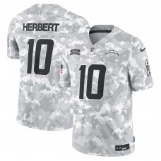 Игровая джерси Justin Herbert Los Angeles Chargers Nike 2024 Salute to Service Limited - Arctic Camo