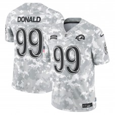 Игровая джерси Aaron Donald Los Angeles Rams Nike 2024 Salute to Service Retired Player Limited - Arctic Camo