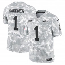 Игровая джерси Sauce Gardner New York Jets Nike 2024 Salute to Service Limited - Arctic Camo