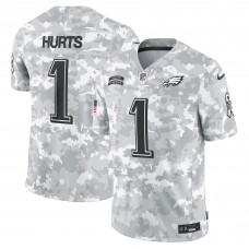 Игровая джерси Jalen Hurts Philadelphia Eagles Nike 2024 Salute to Service Limited - Arctic Camo