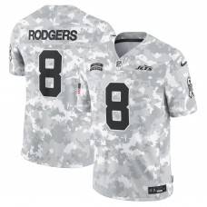 Игровая джерси Aaron Rodgers New York Jets Nike 2024 Salute to Service Limited - Arctic Camo