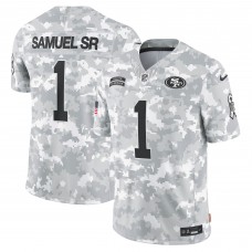 Игровая джерси Deebo Samuel Sr San Francisco 49ers Nike 2024 Salute to Service Limited - Arctic Camo